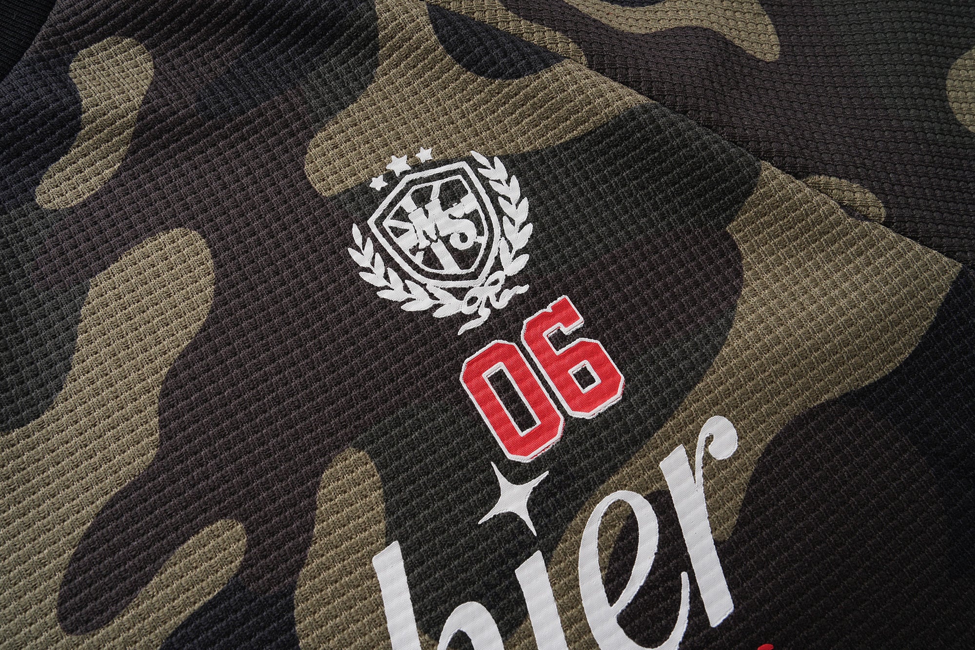 3-6-5.shop Camo Graphic Long Sleeve Jersey