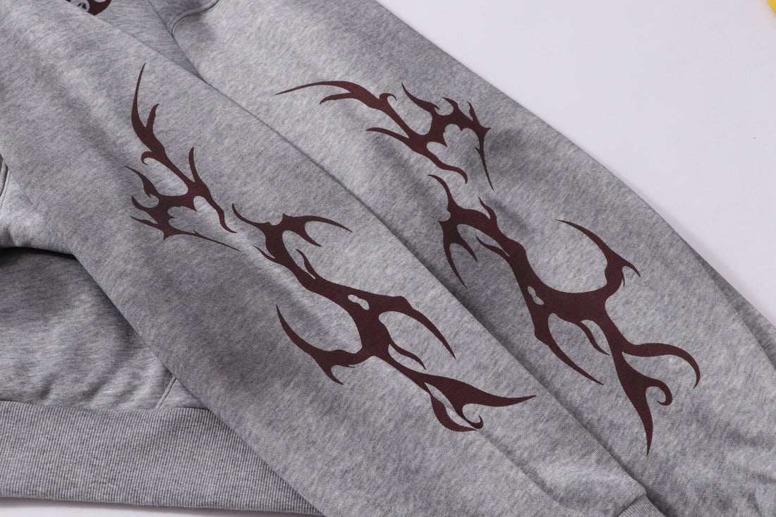 3-6-5.shop Full-Zip Masked Hoodie
