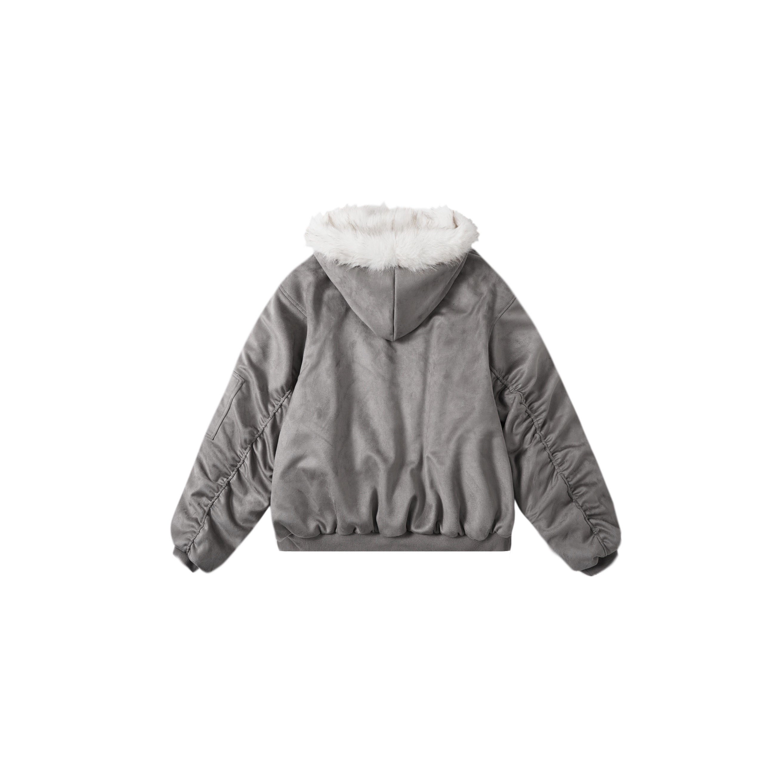 3-6-5.shop Reversible Faux Fur Hooded Jacket