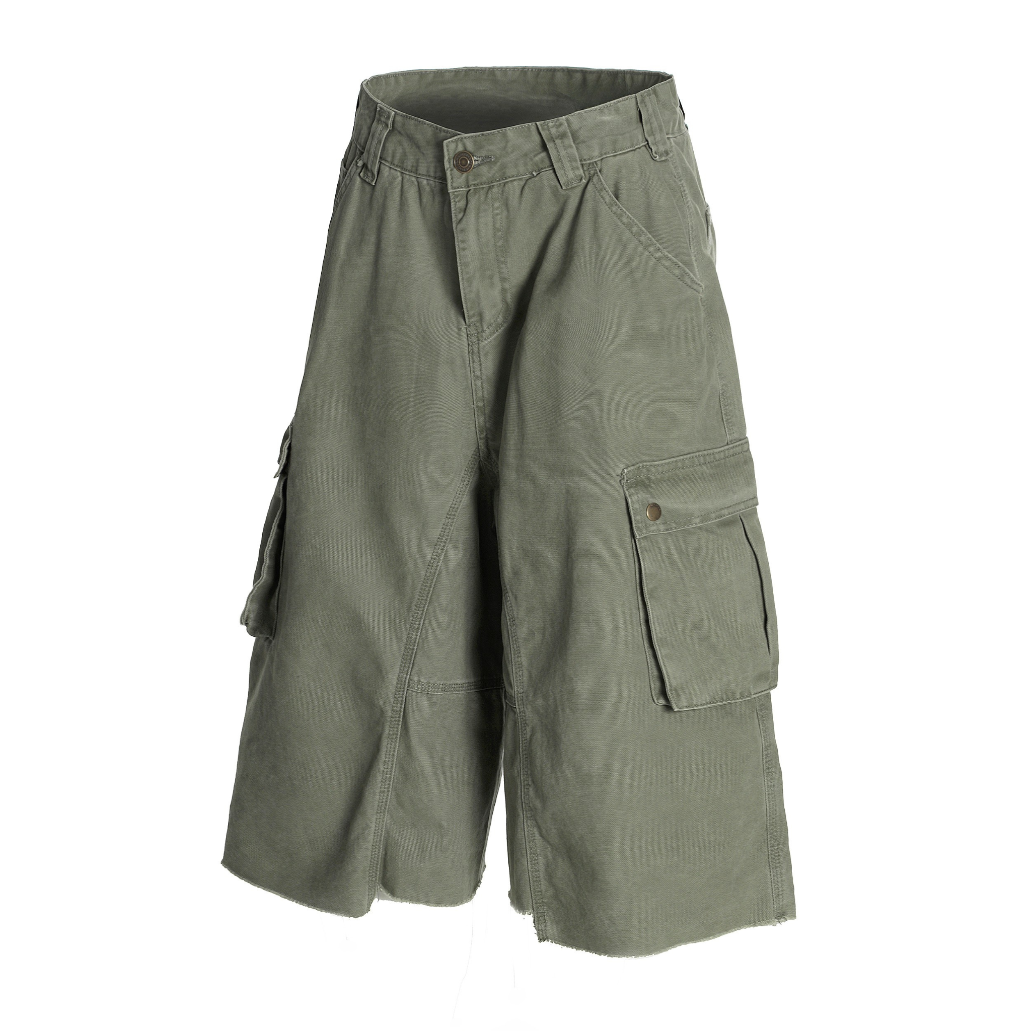 3-6-5.shop Wide-Leg Cargo Shorts