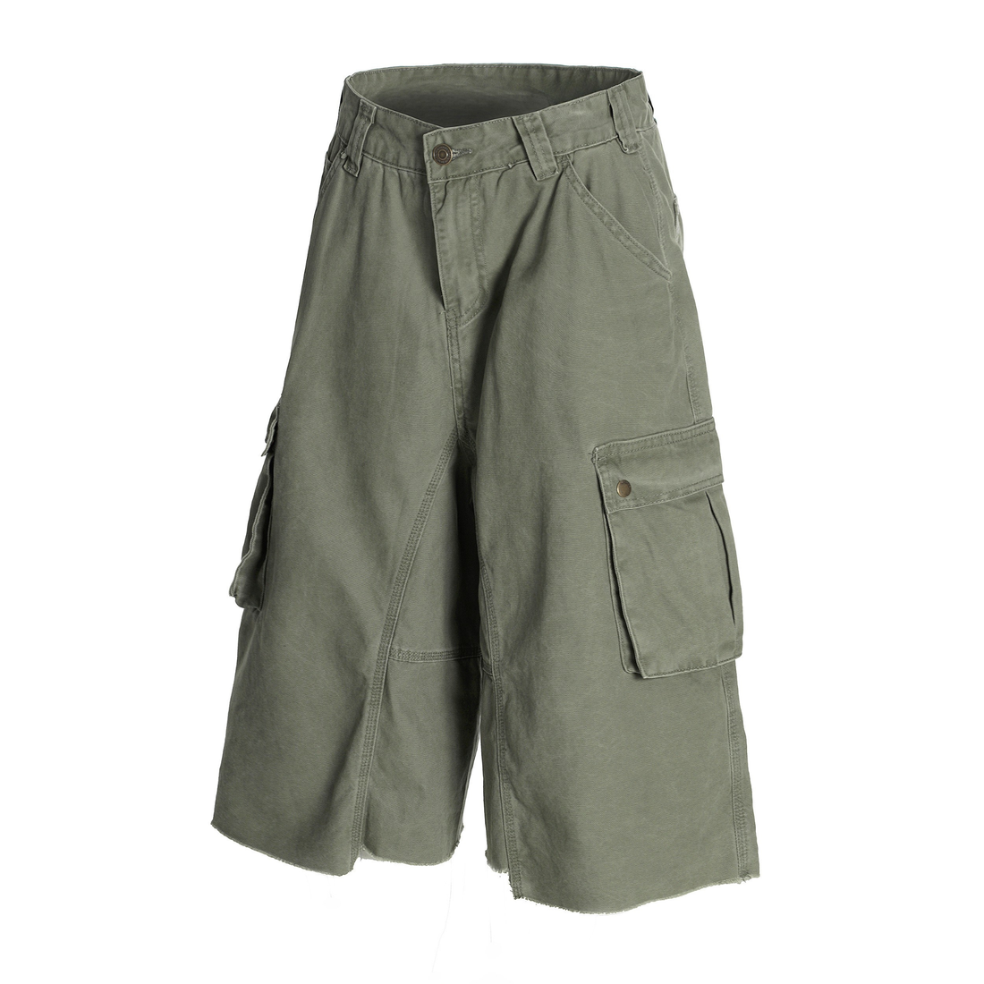3-6-5.shop Wide-Leg Cargo Shorts