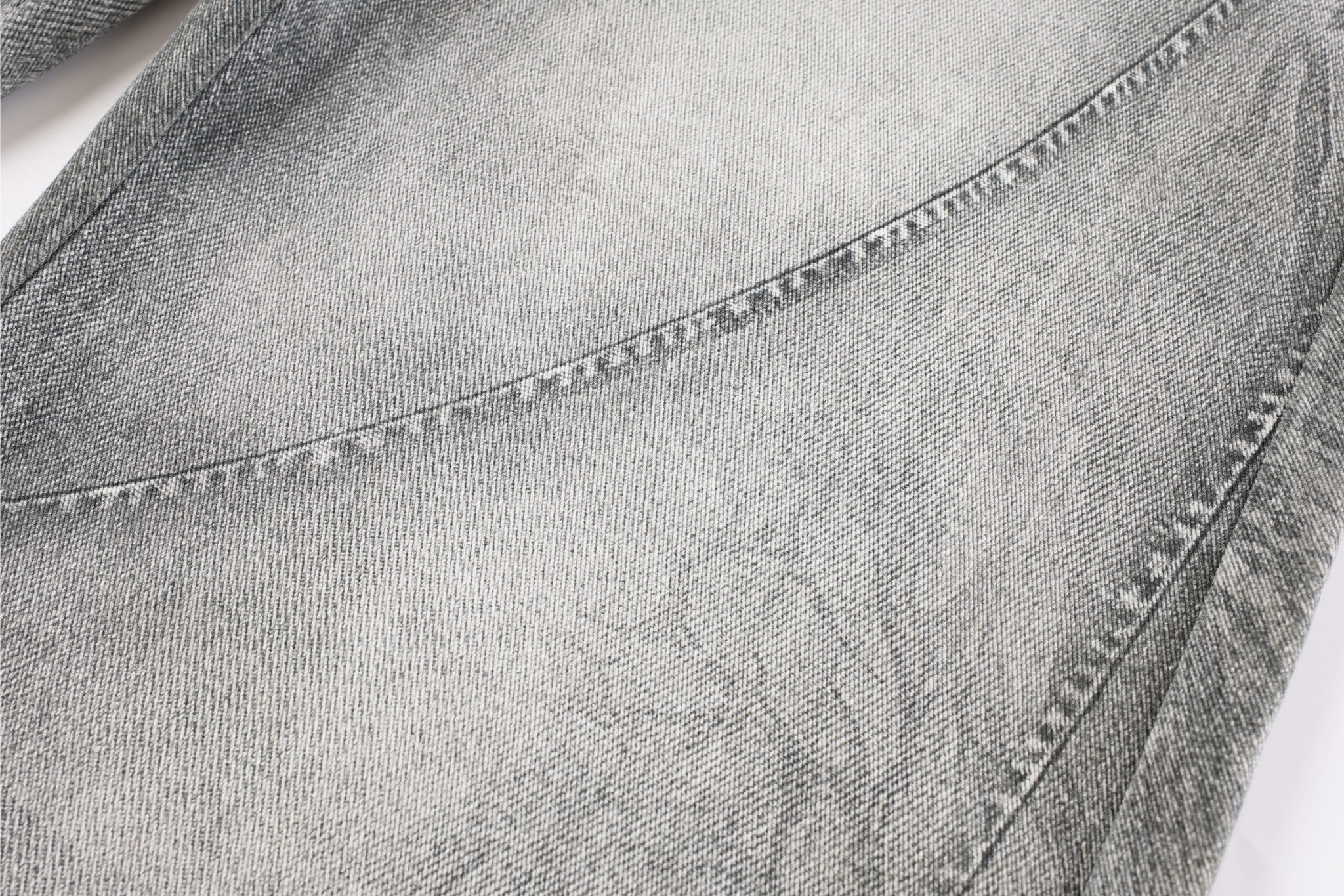 3-6-5.shop Bandana Patch Curved Denim Pants
