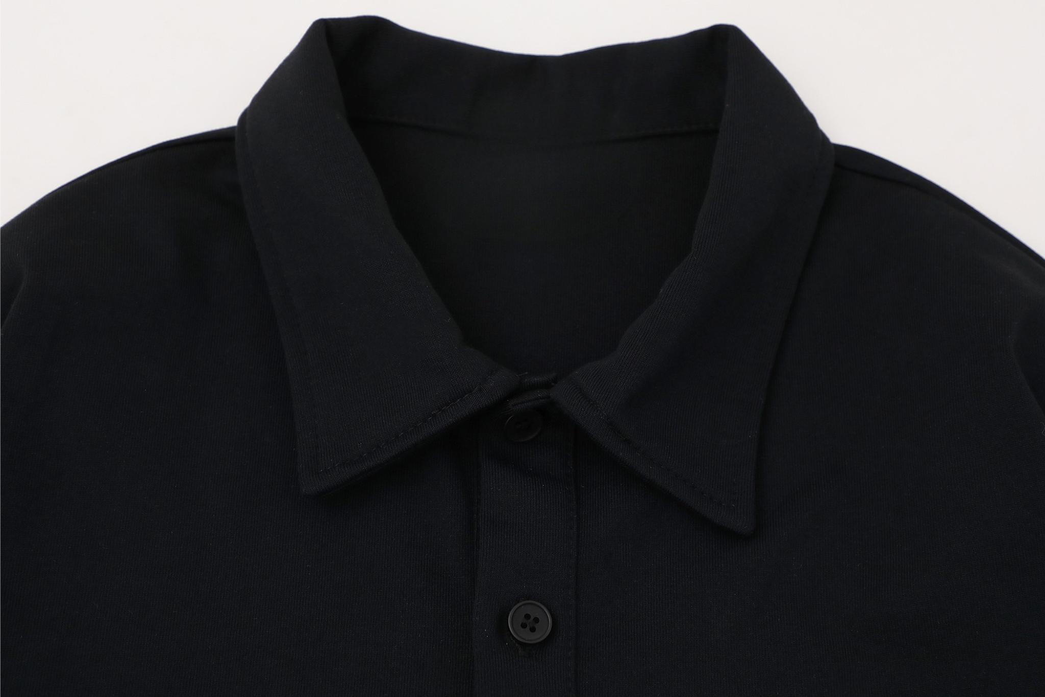 3-6-5.shop Layered Graphic Long Sleeve Polo