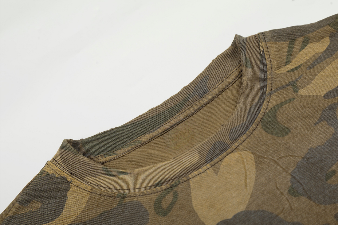 3-6-5.shop Camo Graphic Long Sleeve Tee
