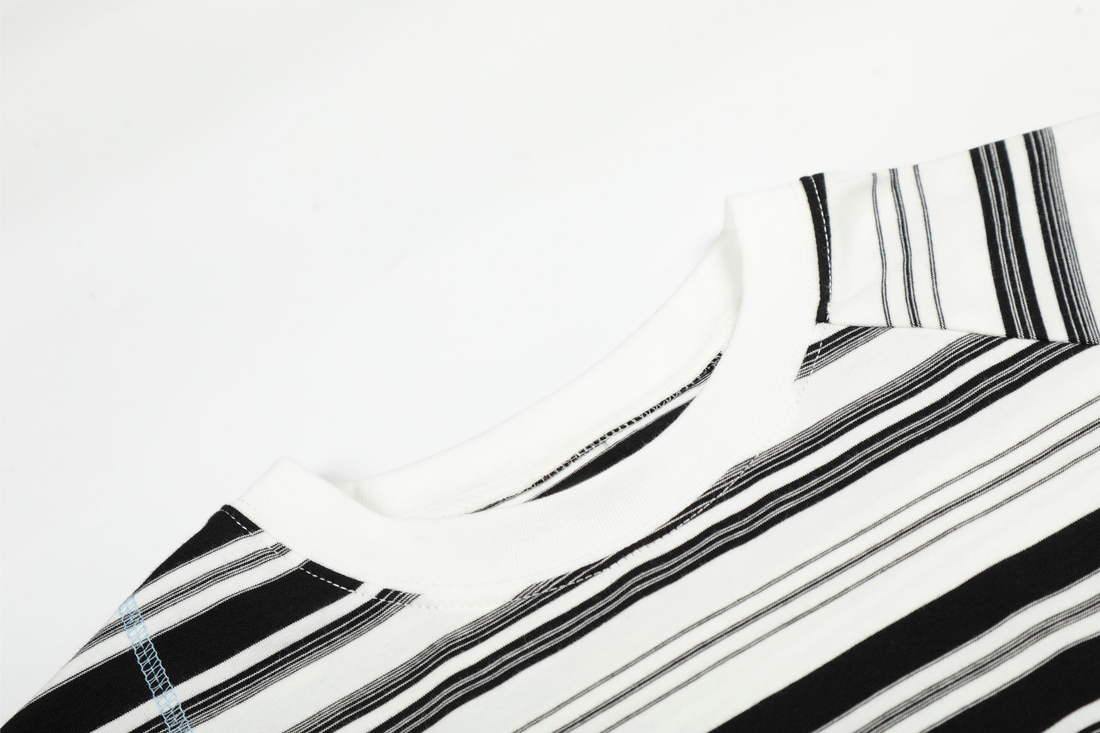3-6-5.shop Striped Long Sleeve Tee