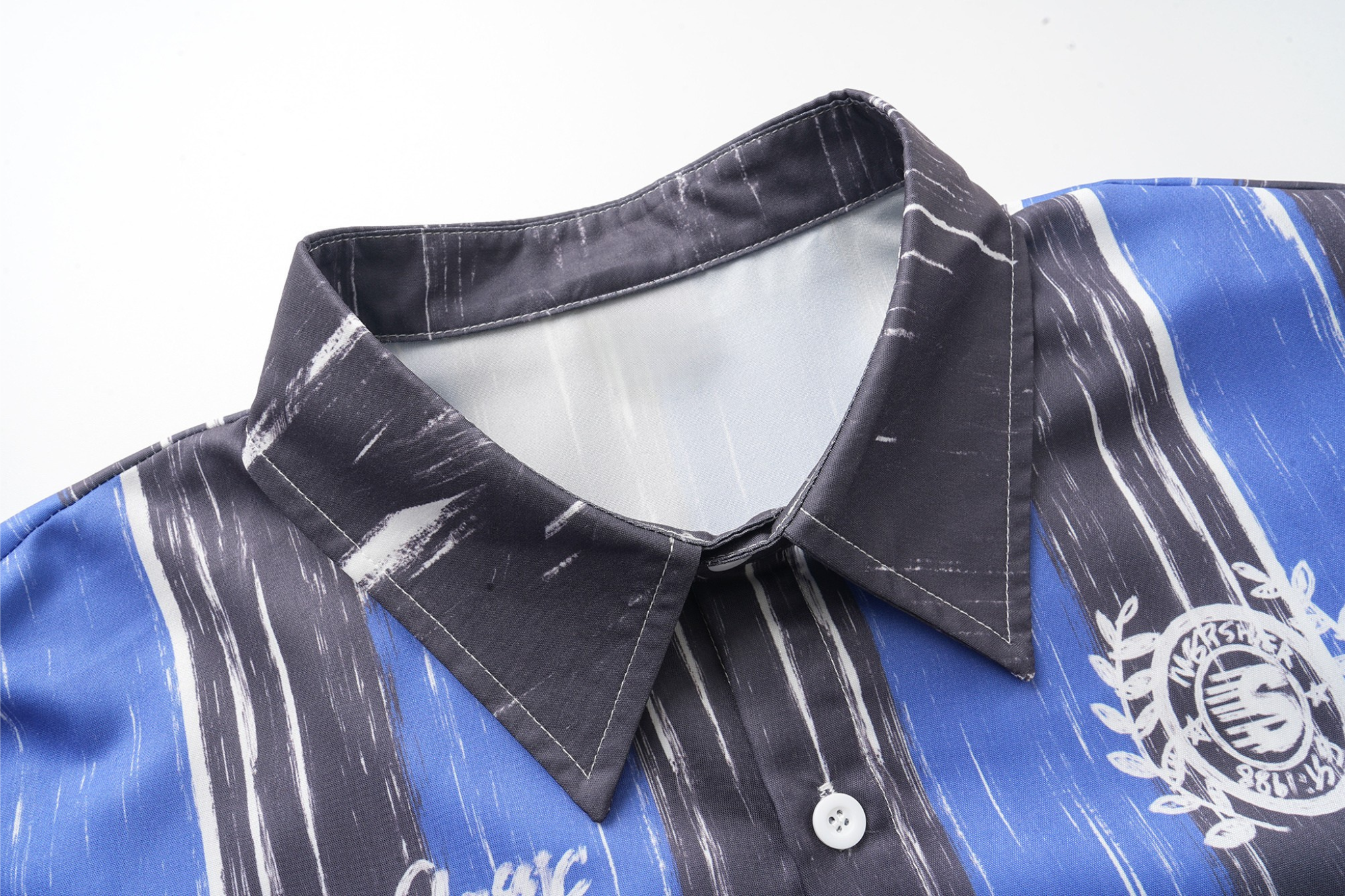 3-6-5.shop Graphic Sport Button-Up Shirt