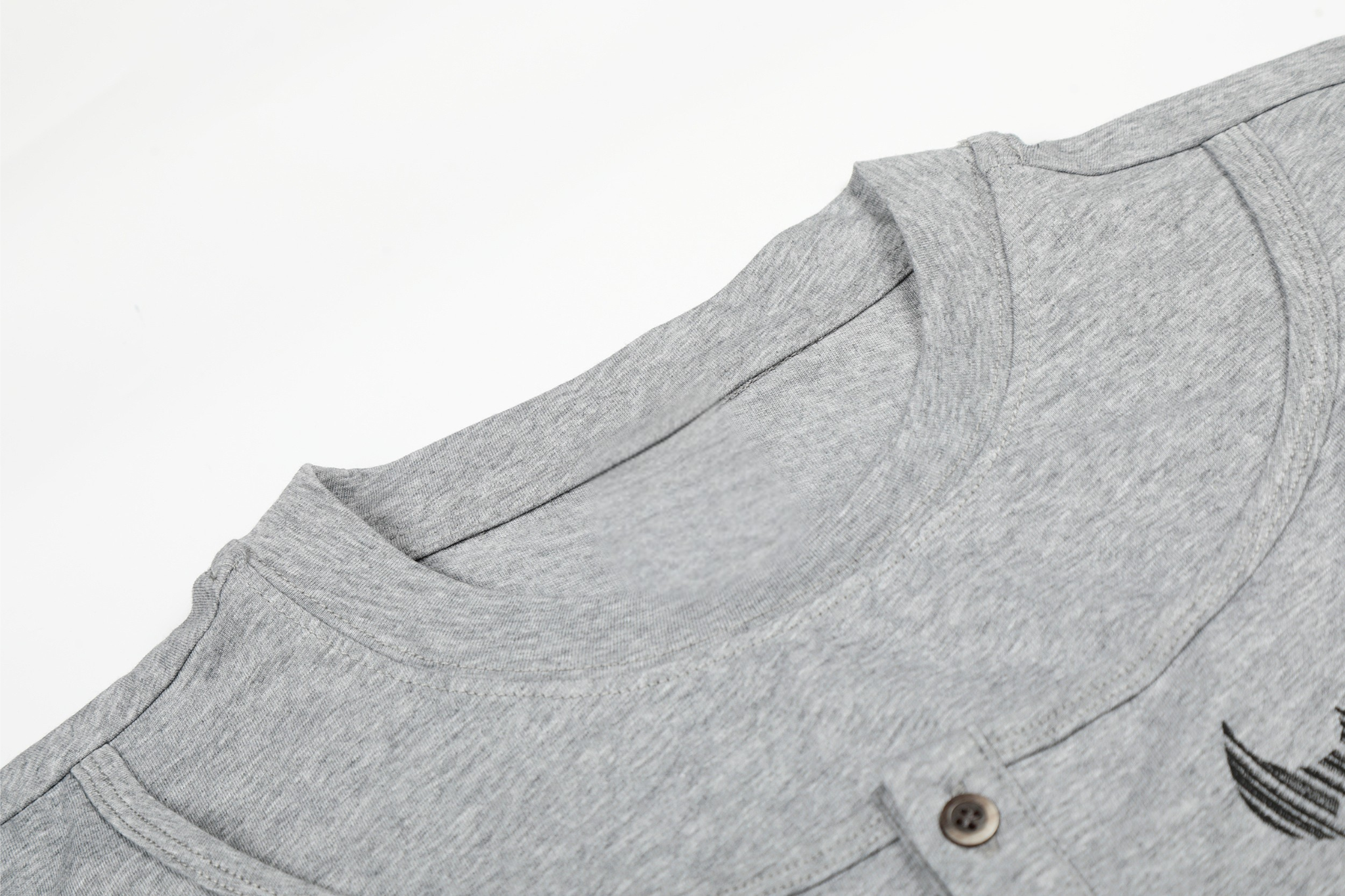 3-6-5.shop Graphic Henley Long Sleeve Tee