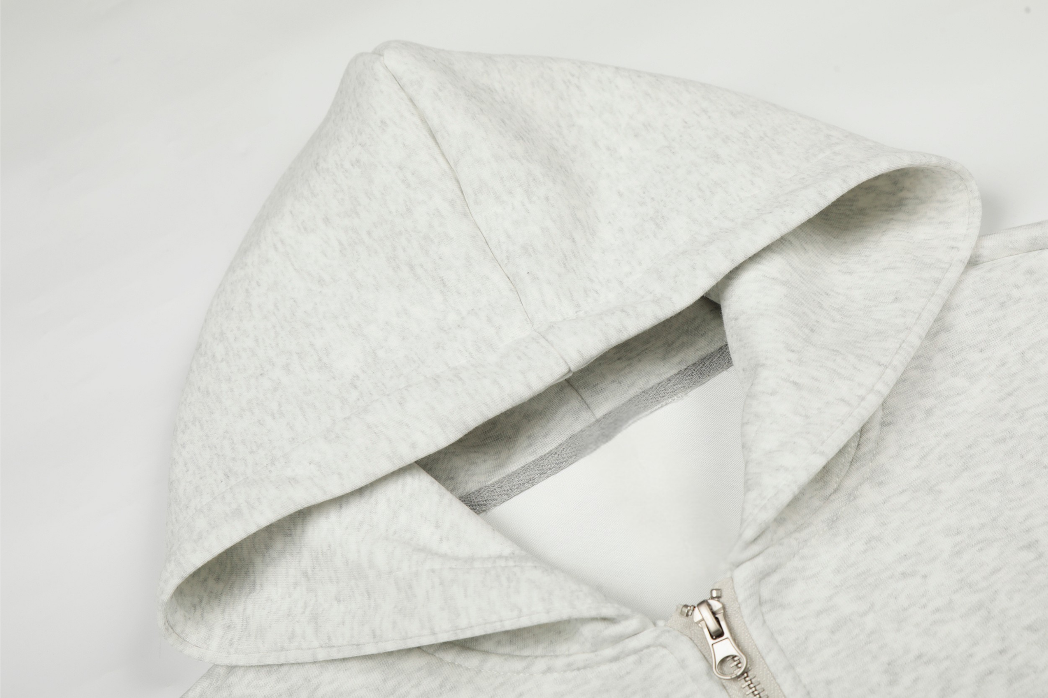 3-6-5.shop Cross Emblem Zip Hoodie