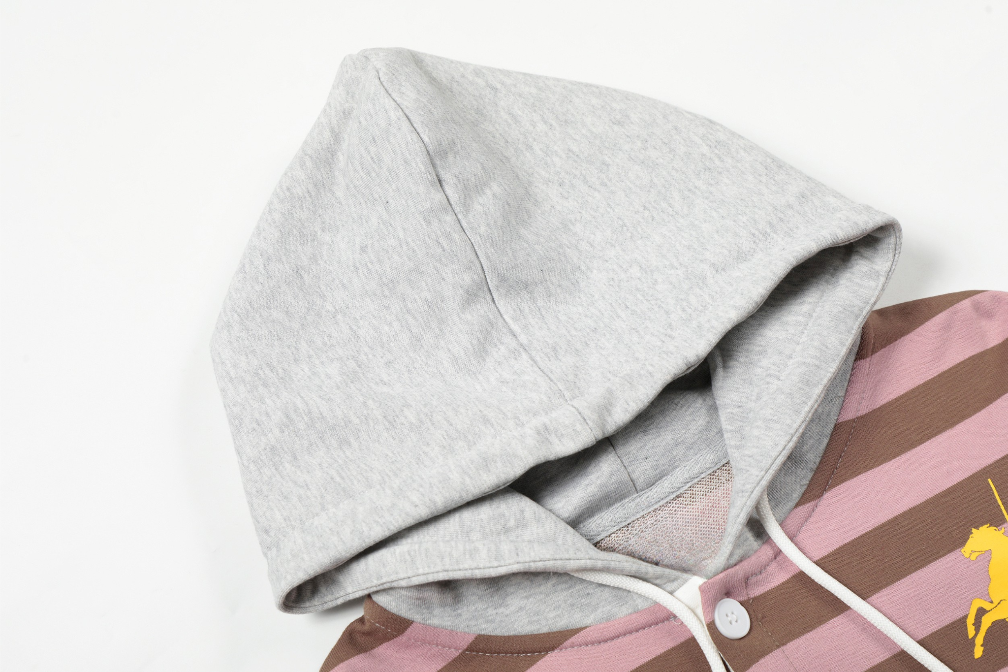 3-6-5.shop Striped Rugby Hoodie