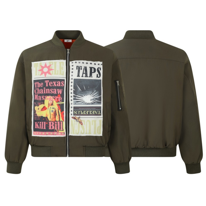 3-6-5.shop Poster Patch Bomber Jacket