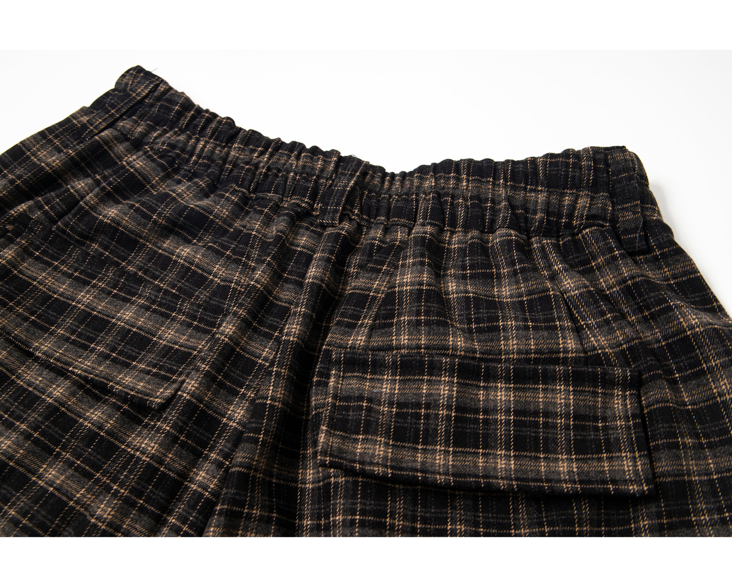 3-6-5.shop Plaid Cargo Shorts