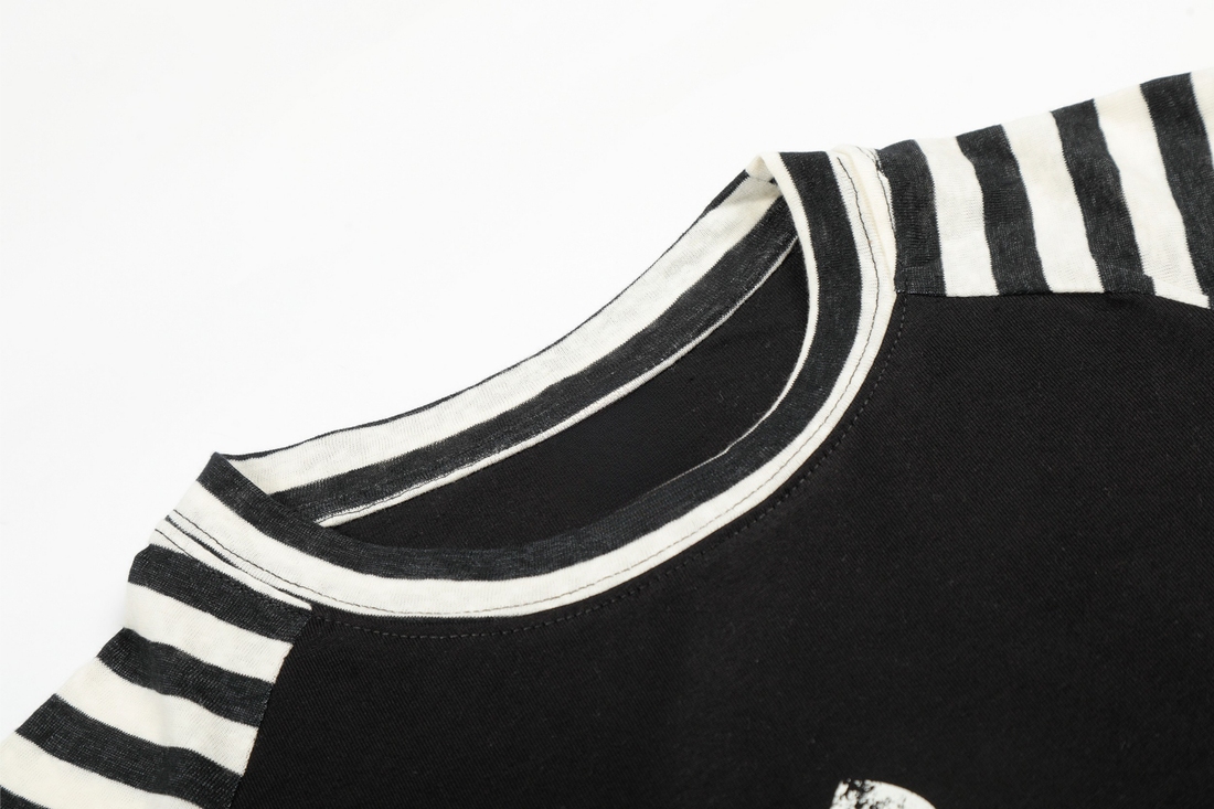 3-6-5.shop Cross Graphic Raglan Long Sleeve Tee