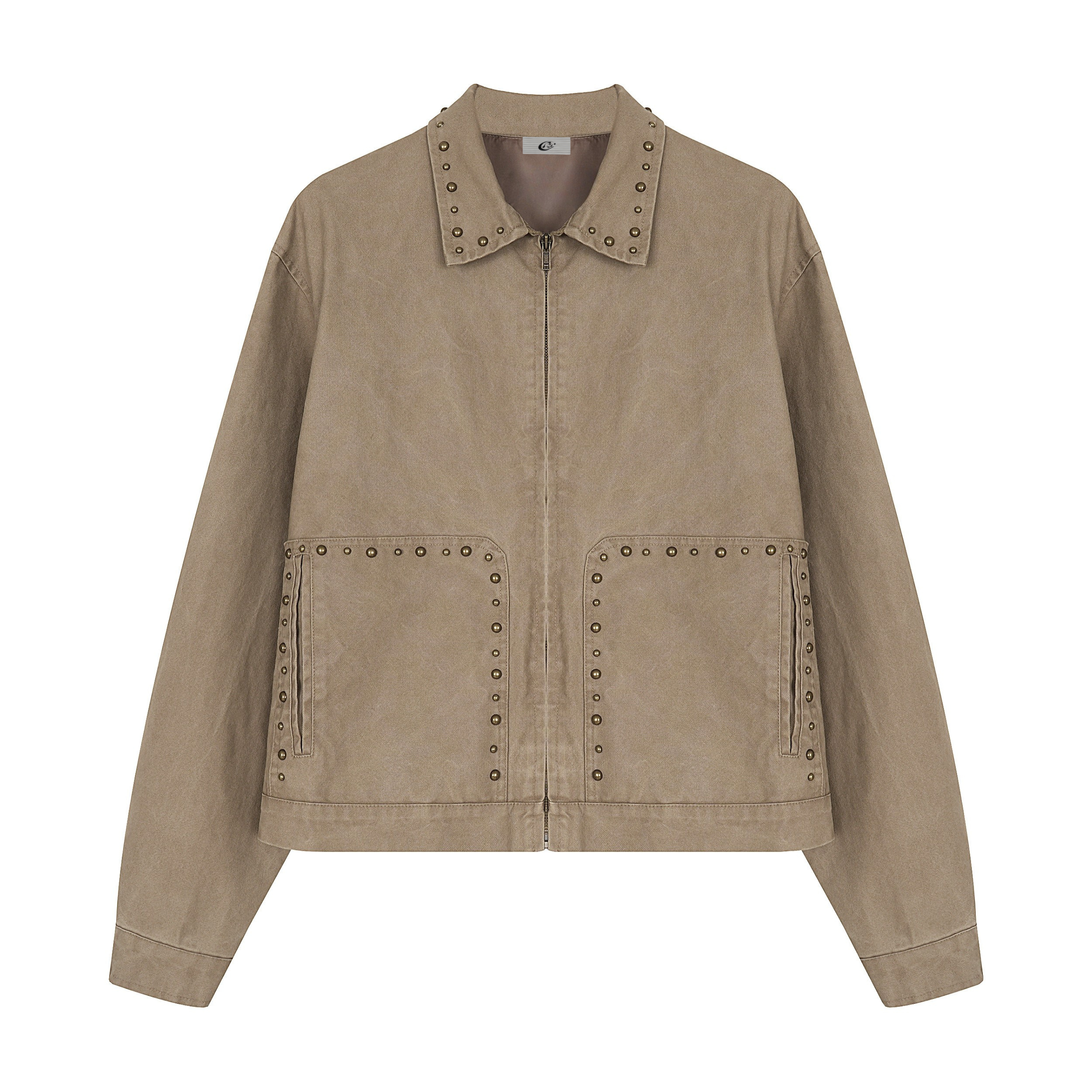 3-6-5.shop Studded Vintage Work Jacket