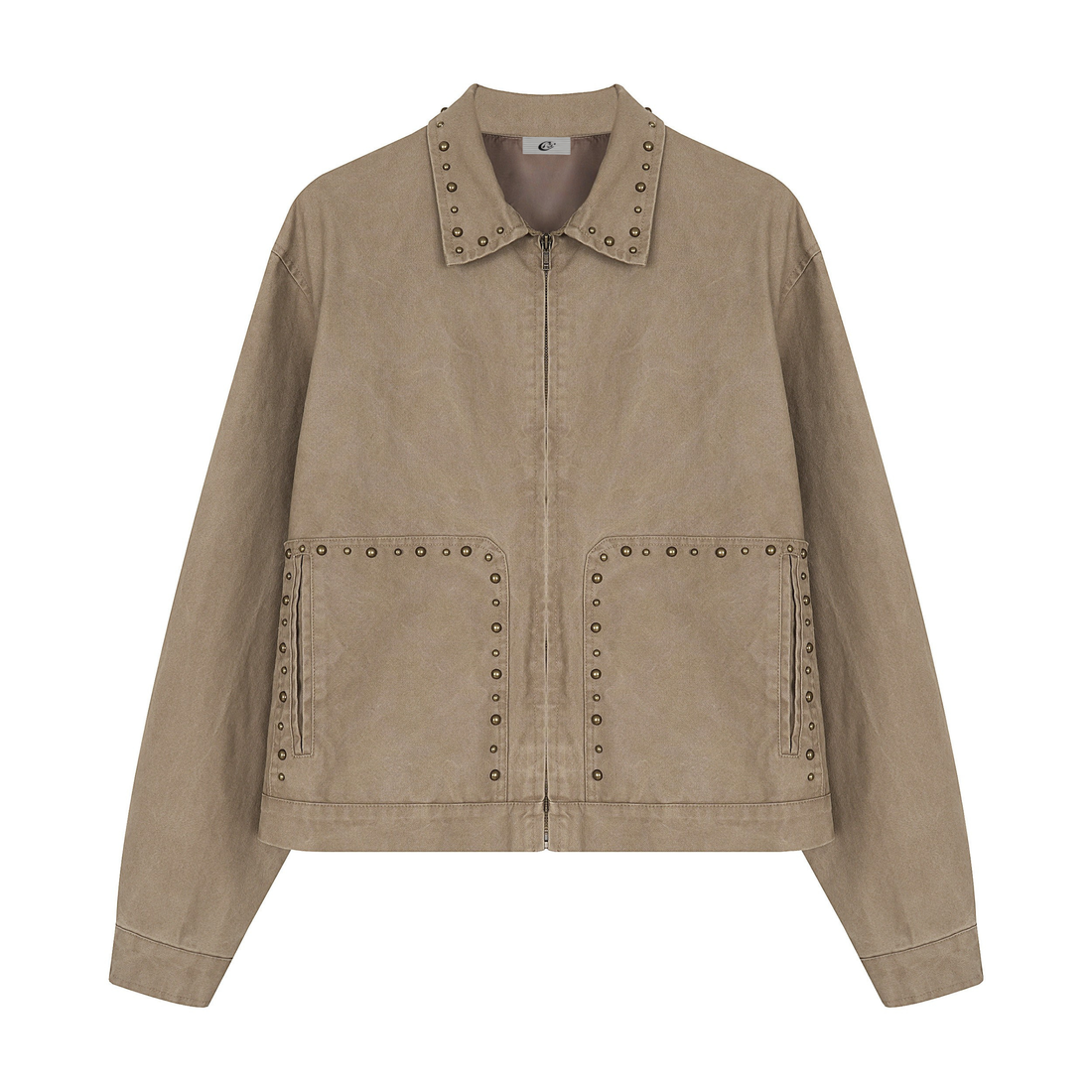 3-6-5.shop Studded Vintage Work Jacket