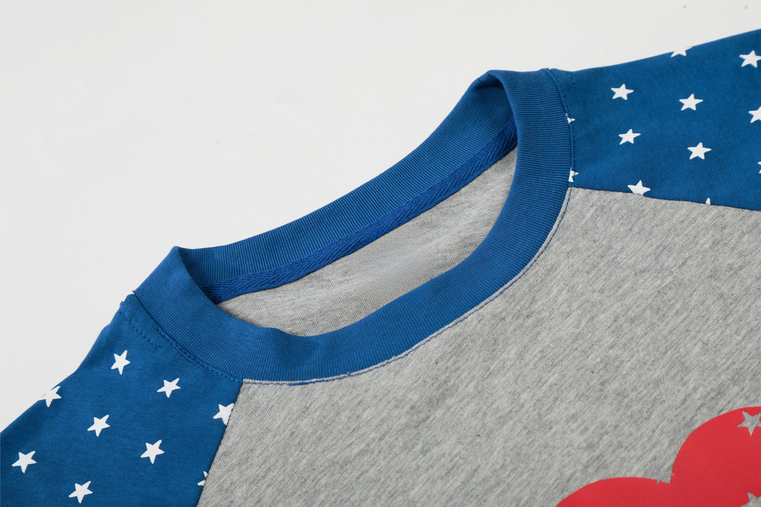 3-6-5.shop “I ♥ EMO” Raglan Long Sleeve Tee