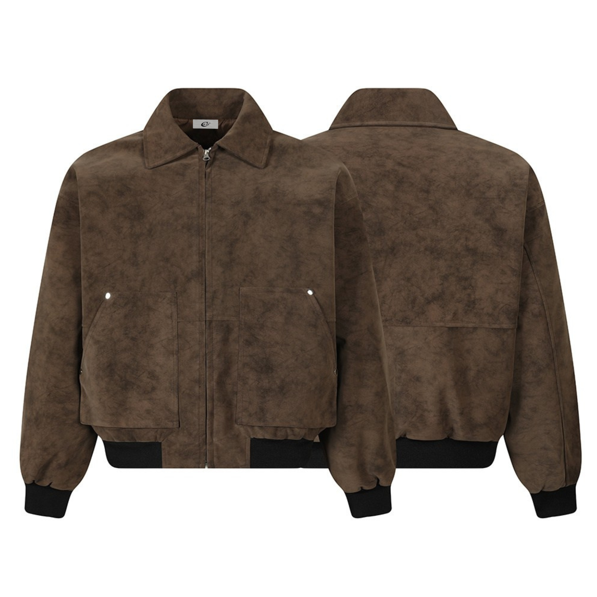3-6-5.shop Vintage Suede Texture Jacket