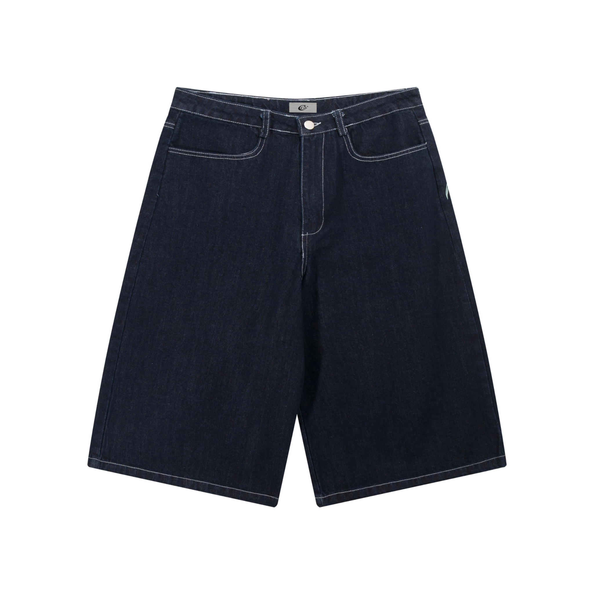 3-6-5.shop Patchwork Denim Shorts