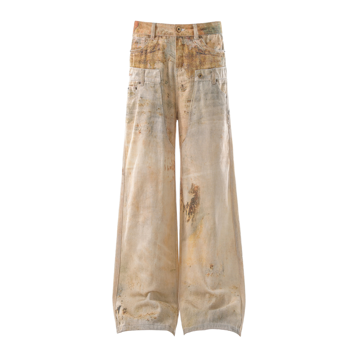 3-6-5.shop Vintage Washed Workwear Jeans