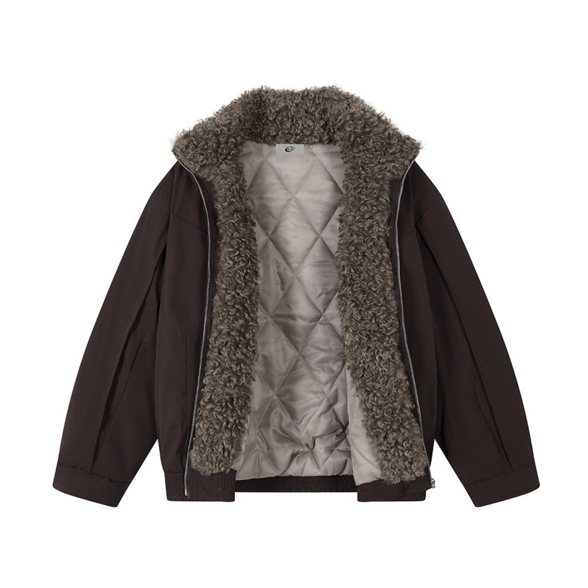 3-6-5.shop Faux Shearling Lined Jacket