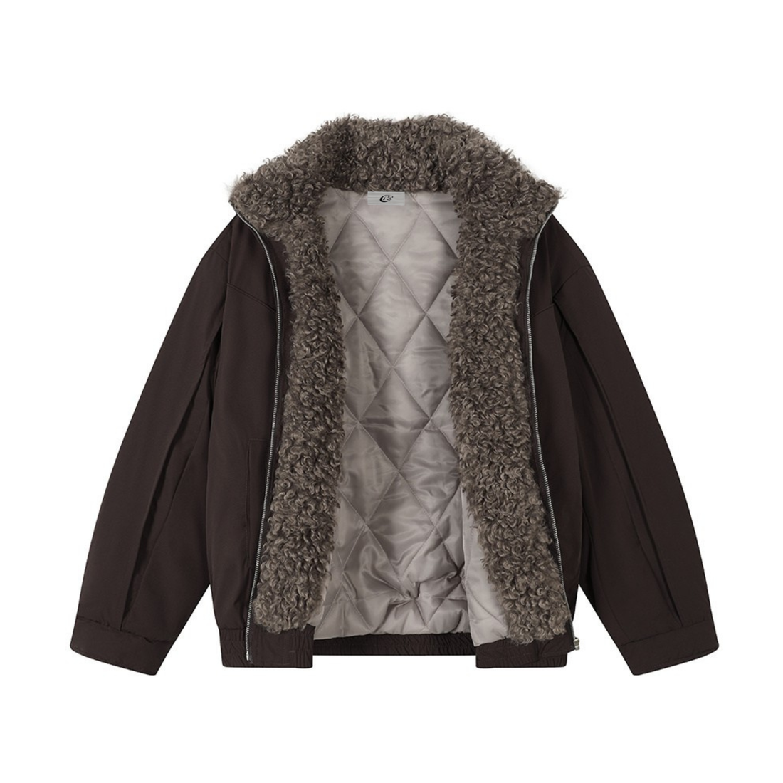 3-6-5.shop Faux Shearling Lined Jacket