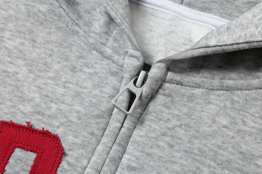 3-6-5.shop Zip-Up Graphic Hoodie