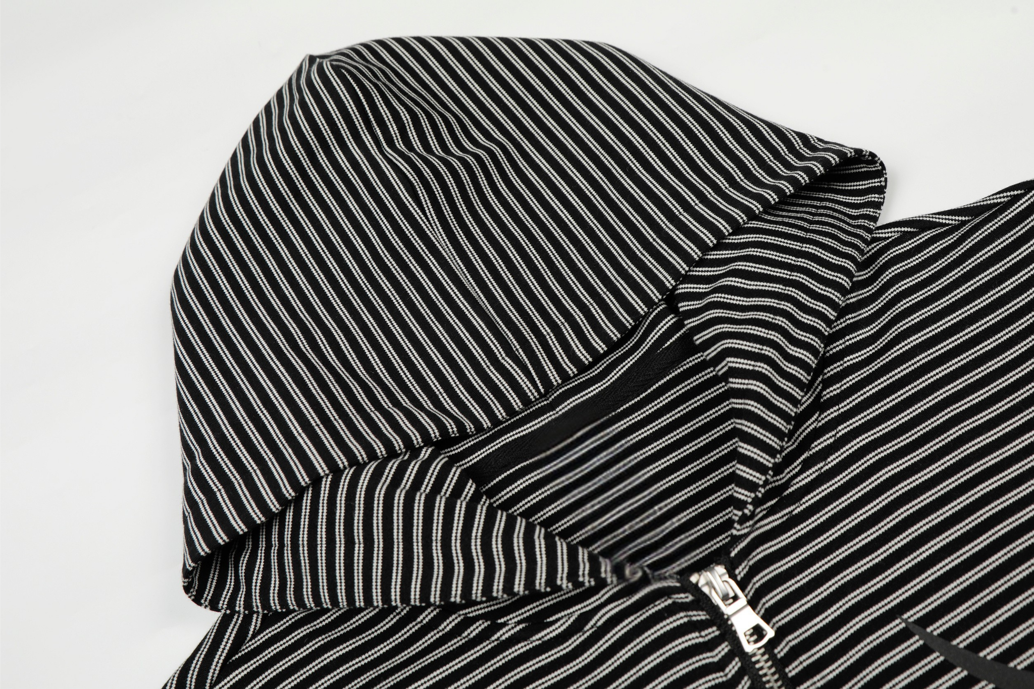3-6-5.shop Striped Graphic Zip Hoodie