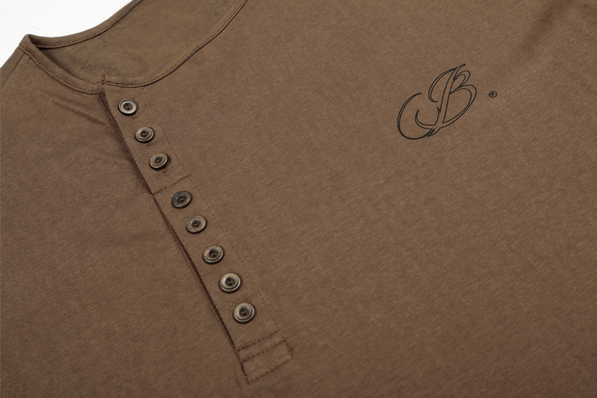 3-6-5.shop Classic Henley Long Sleeve Tee