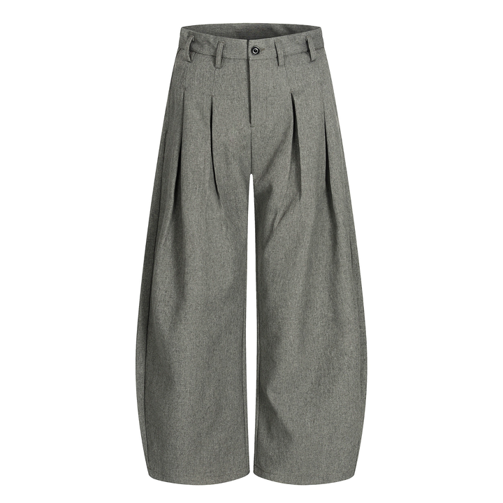 3-6-5.shop Structured Pleated Balloon Trousers