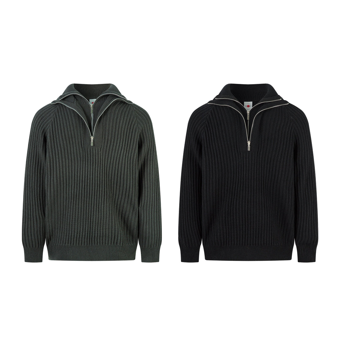 3-6-5.shop Minimalist Half-Zip Knit Sweater