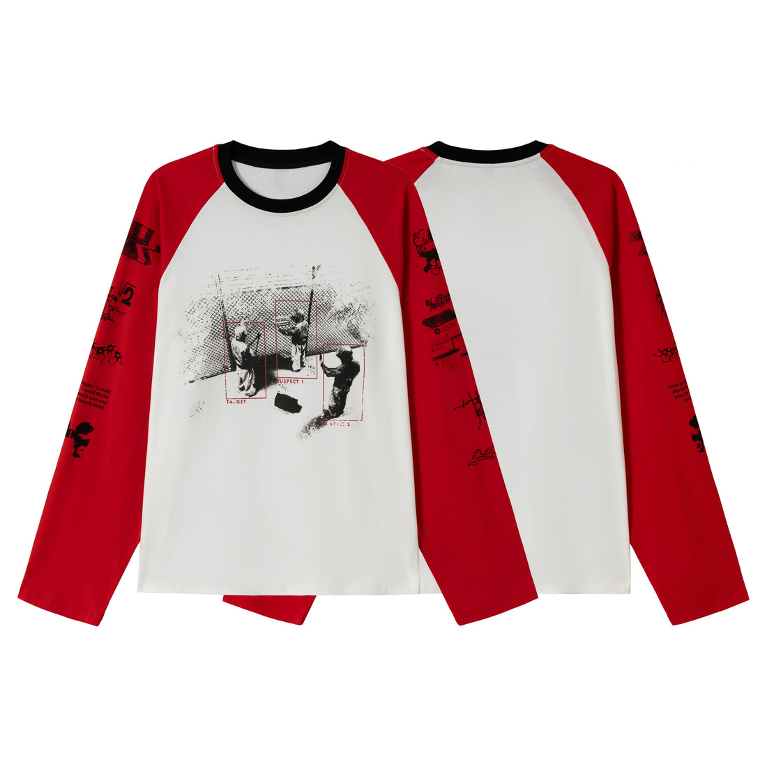 3-6-5.shop Graphic Raglan Long-Sleeve T-Shirt