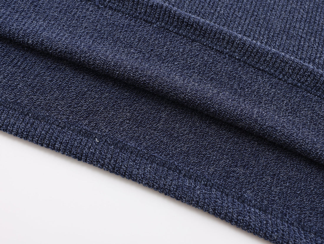 3-6-5.shop Ribbed Henley Long-Sleeve Tee