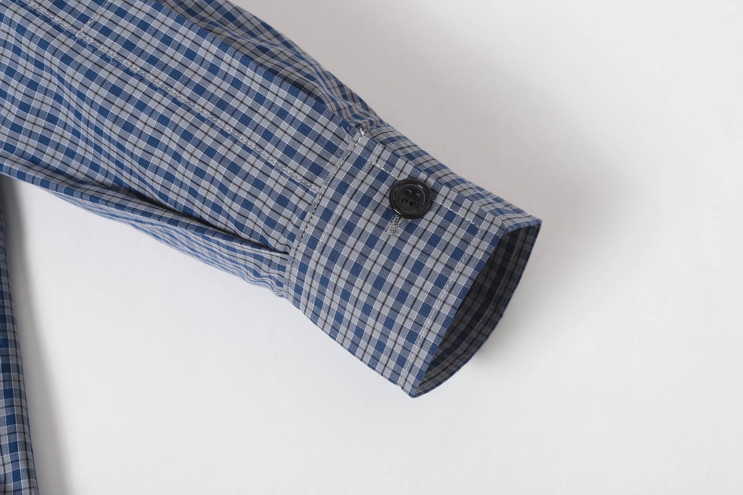 3-6-5.shop Patchwork Graphic Plaid Shirt
