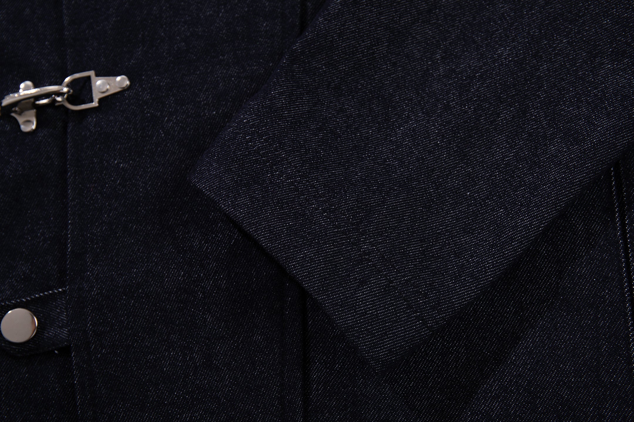 3-6-5.shop Buckle Detail Denim Jacket