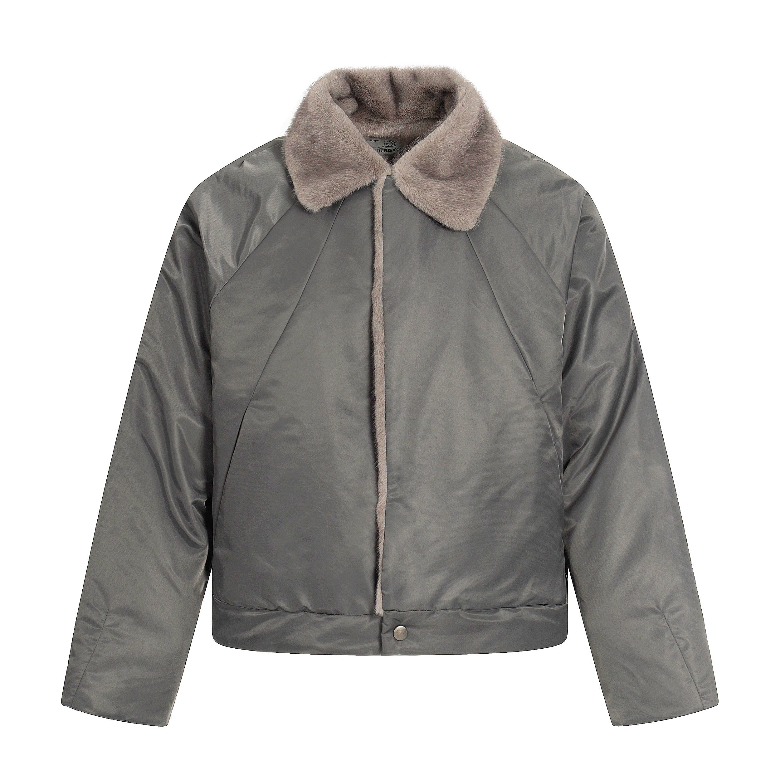 3-6-5.shop Faux Fur Collar Nylon Jacket