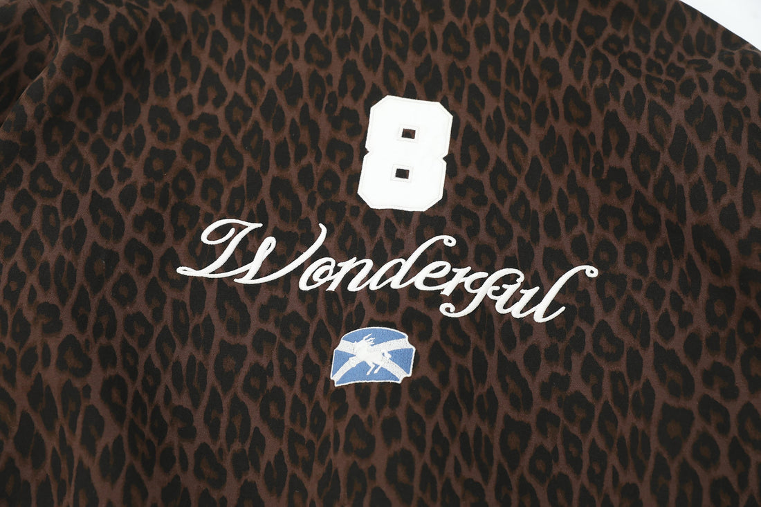 3-6-5.shop Leopard Crest Zip Hoodie