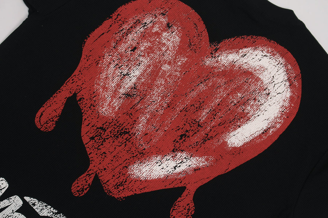 3-6-5.shop Melted Heart Ribcage Graphic Tee