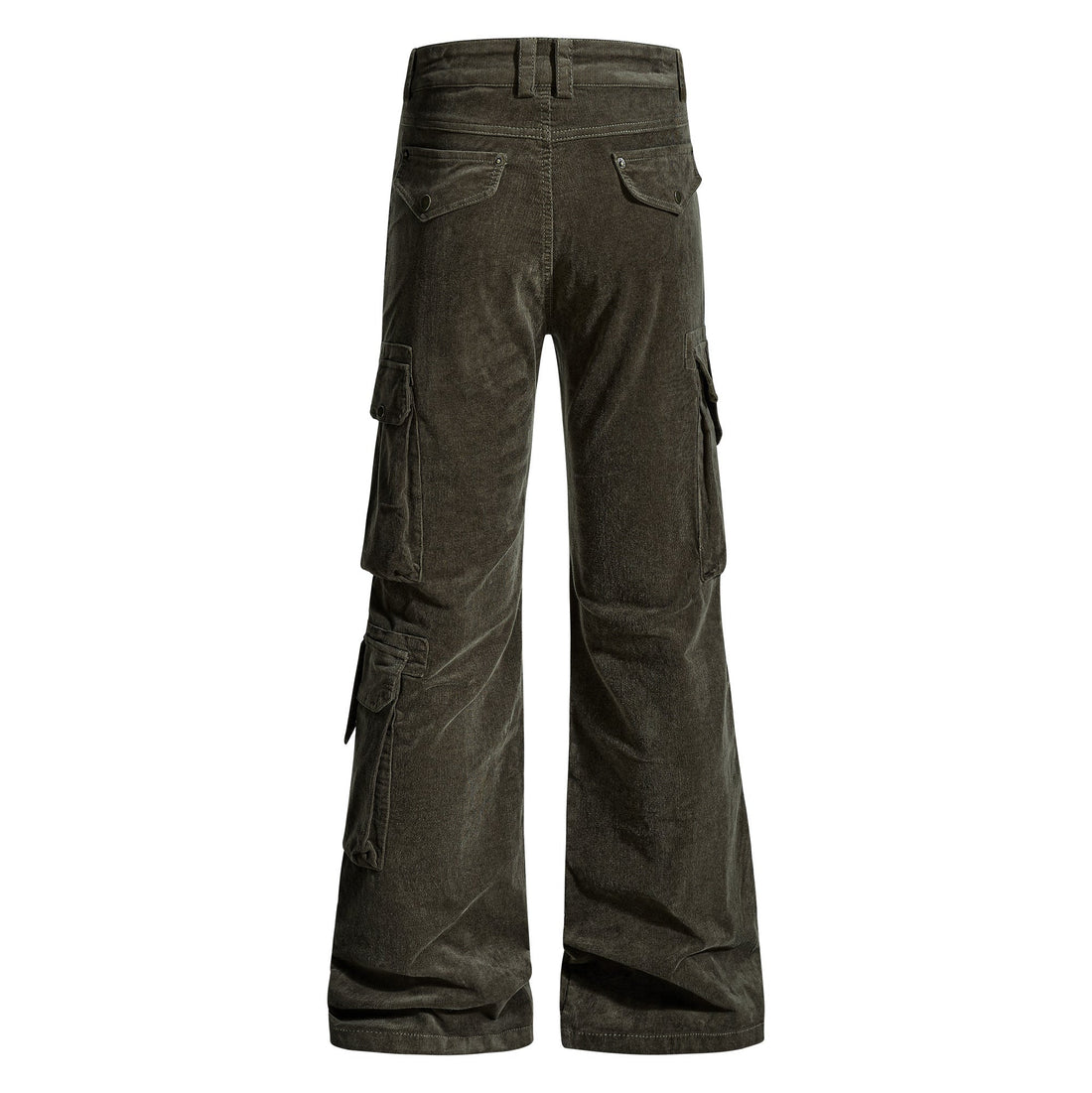 3-6-5.shop Washed Utility Flared Pants
