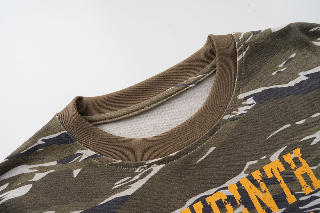 3-6-5.shop Camo Layered Long Sleeve Tee*