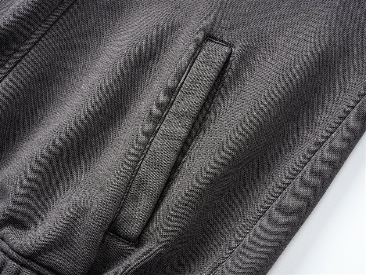 3-6-5.shop Curved-Seam Full-Zip Hoodie