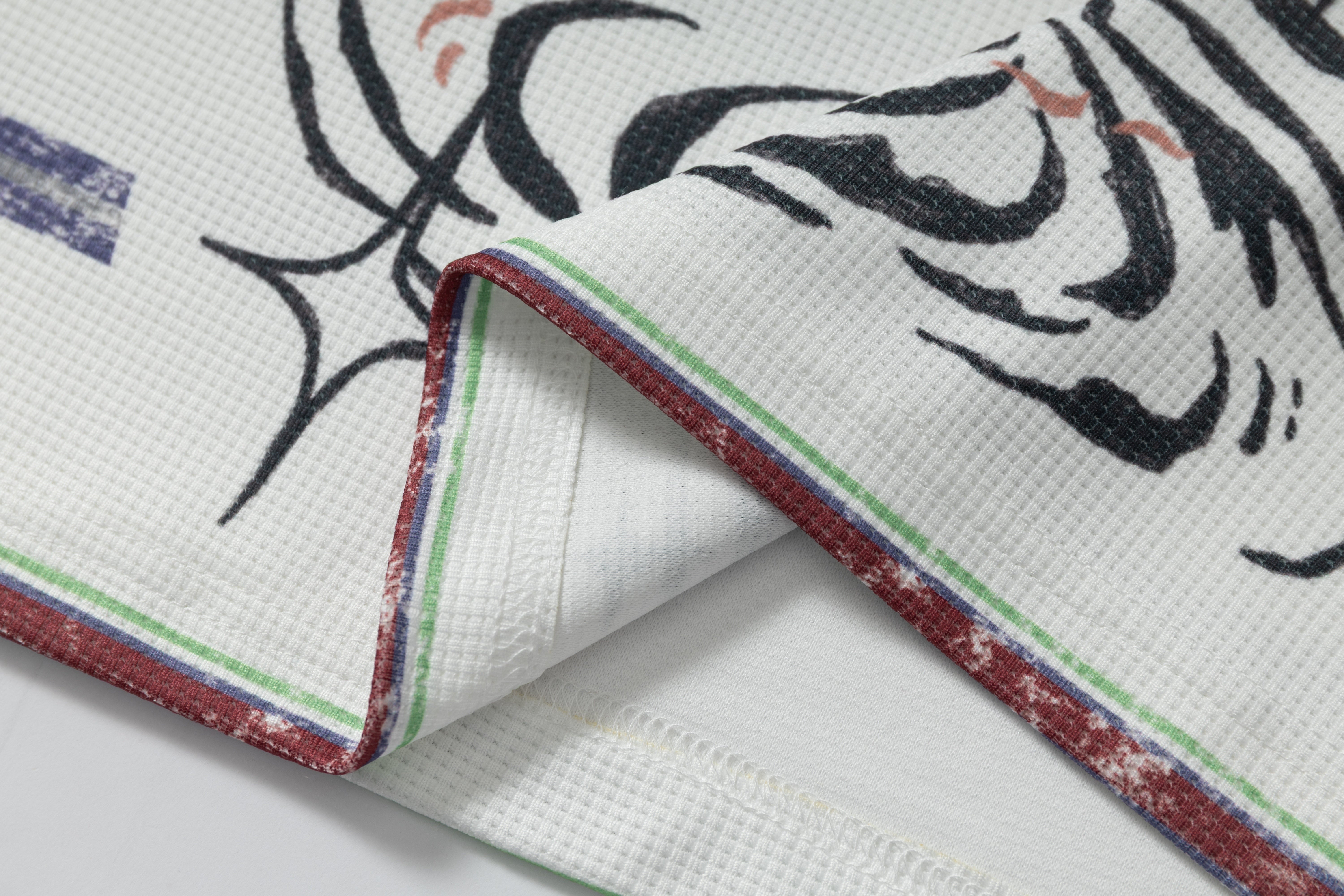 3-6-5.shop Abstract Stripe Long-Sleeve Polo Shirt