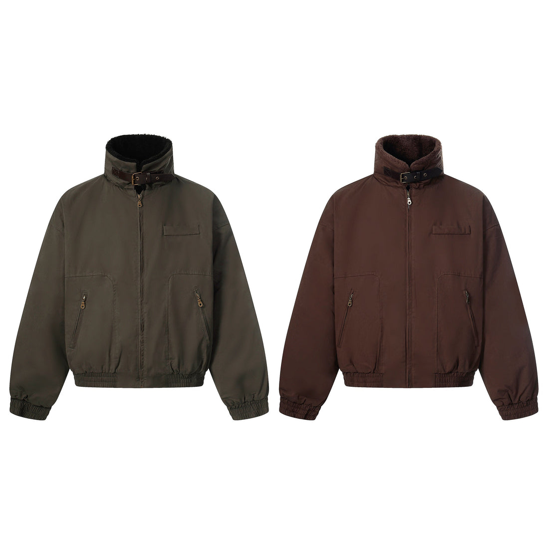 3-6-5.shop Cotton Stand-Collar Bomber Jacket