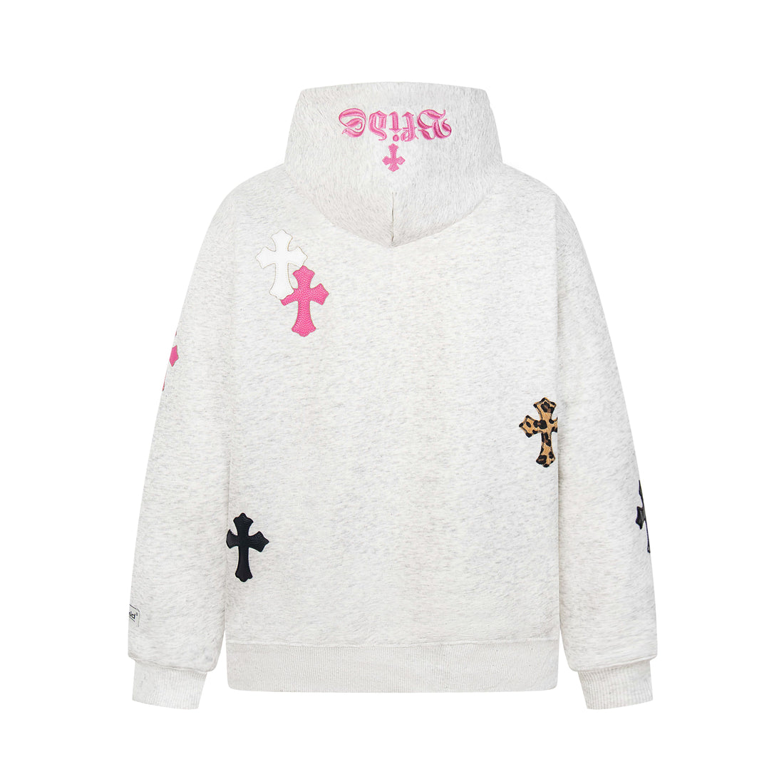3-6-5.shop Cross Patch Full-Zip Hoodie