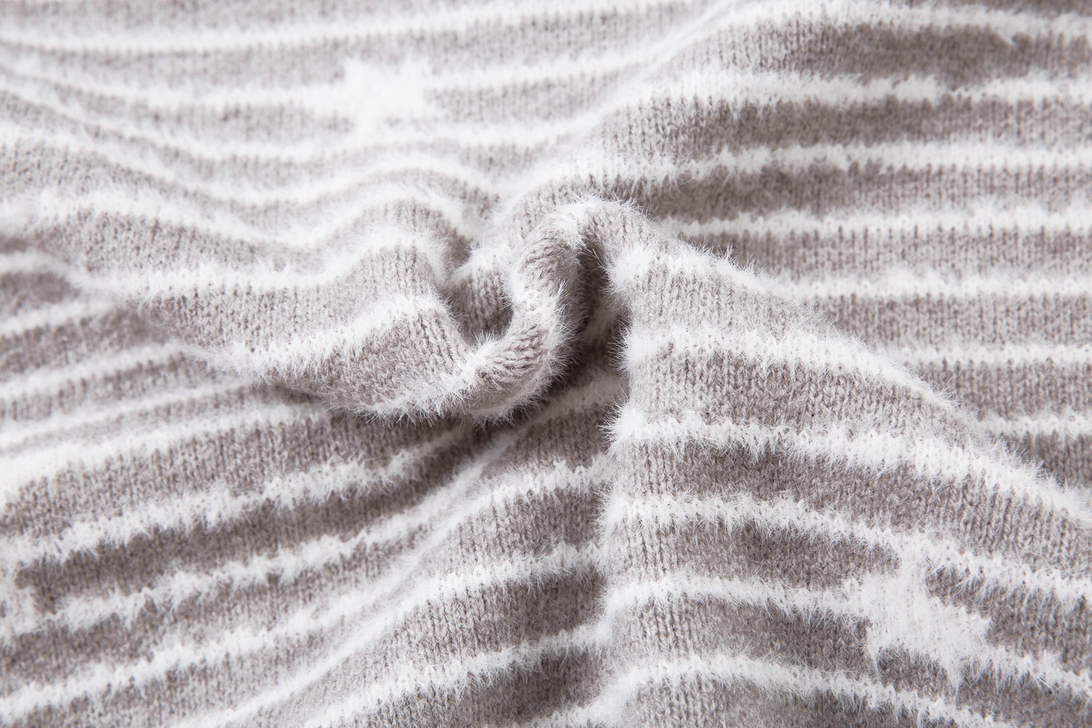 3-6-5.shop Star Knit Faux Fur Hoodie