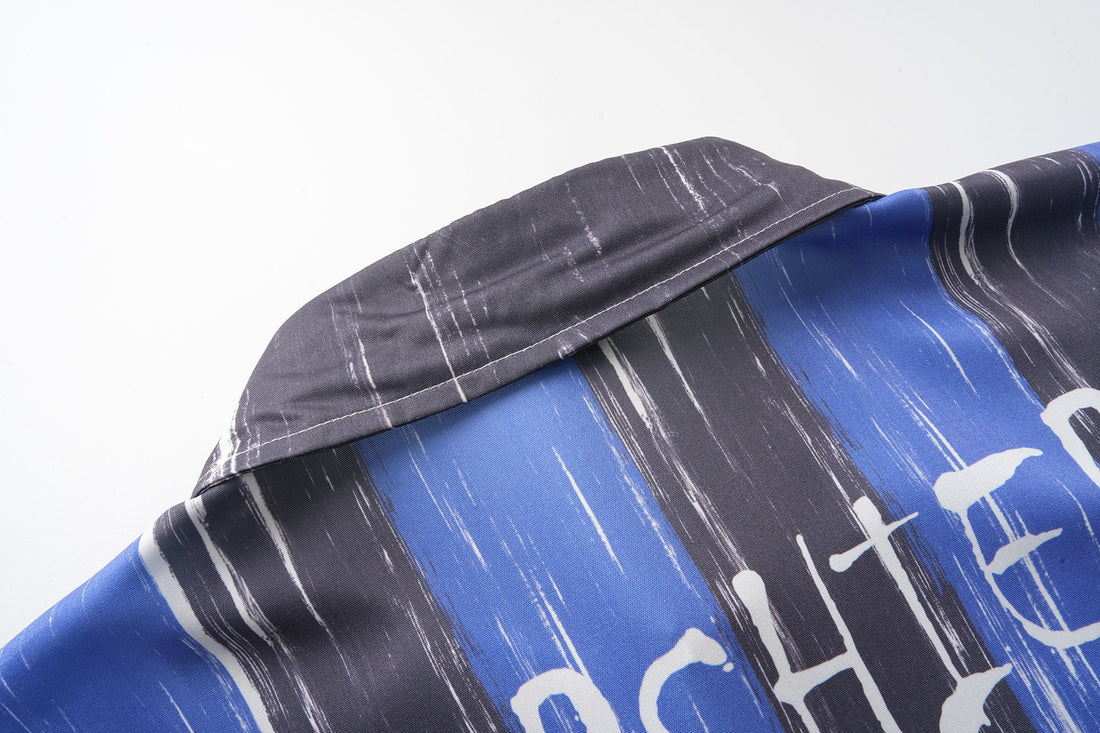3-6-5.shop Graphic Sport Button-Up Shirt