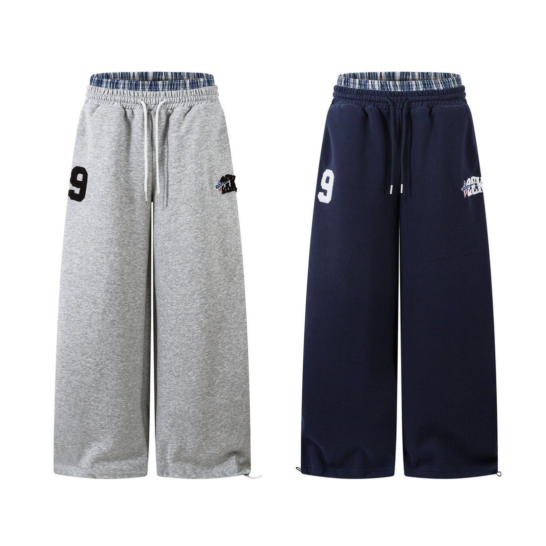 3-6-5.shop Varsity Wide-Leg Athletic Sweatpants
