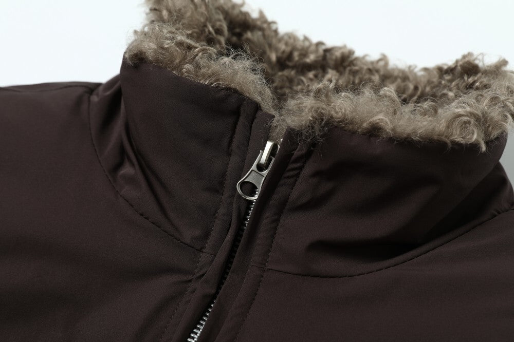 3-6-5.shop Faux Shearling Lined Jacket