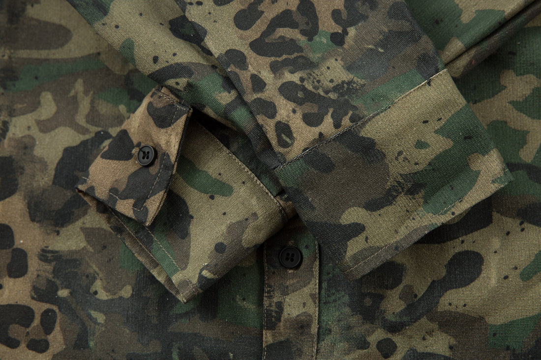 3-6-5.shop Camo-Leopard Hybrid Utility Shirt