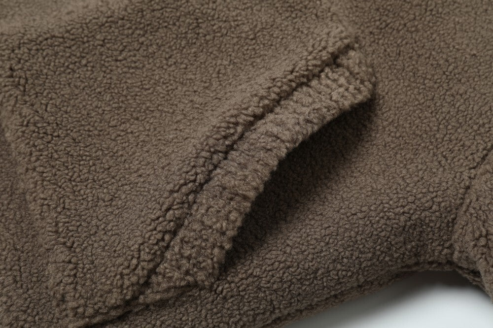 3-6-5.shop Teddy Fleece Hooded Jacket
