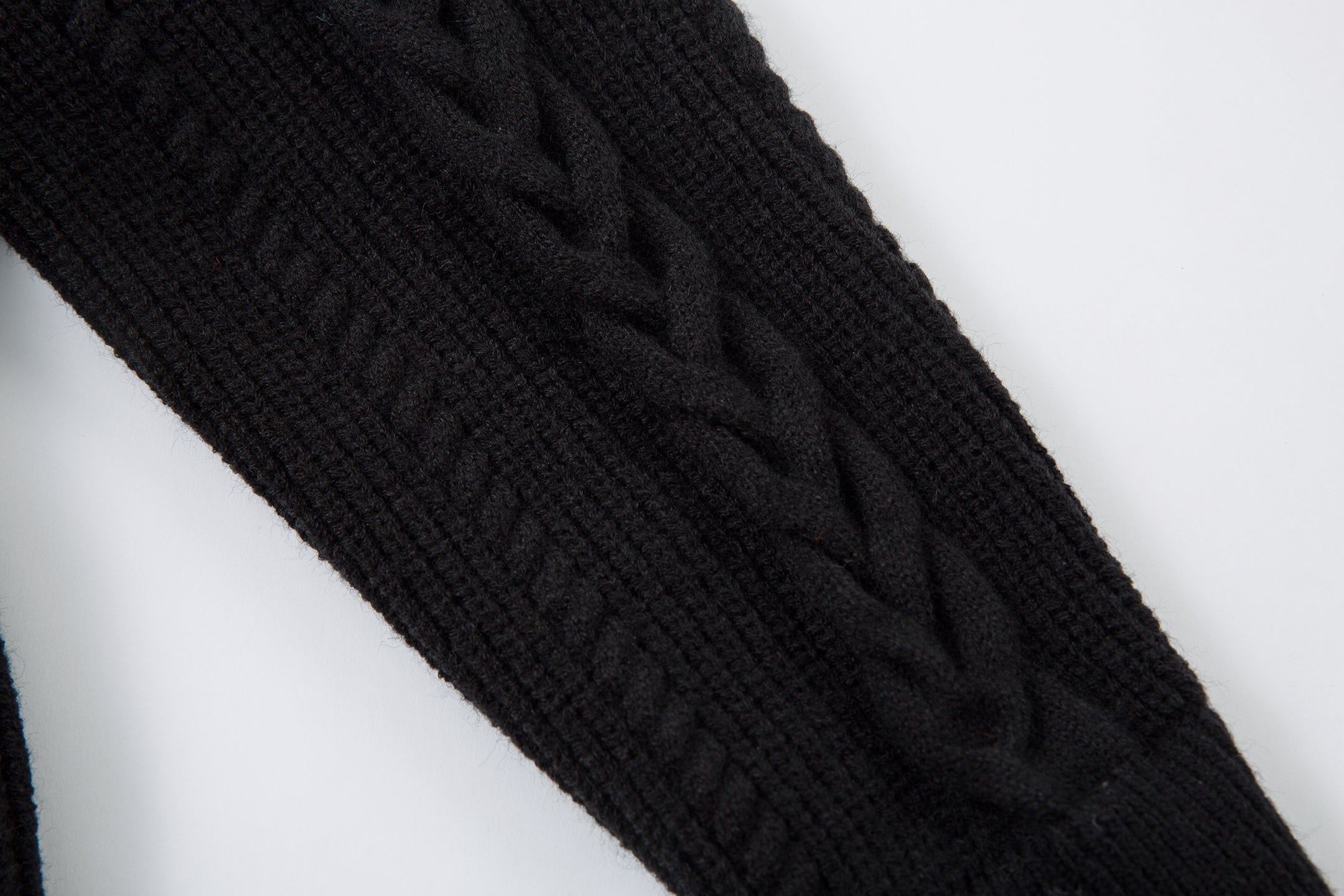 3-6-5.shop Vintage Cable Knit Polo Sweater