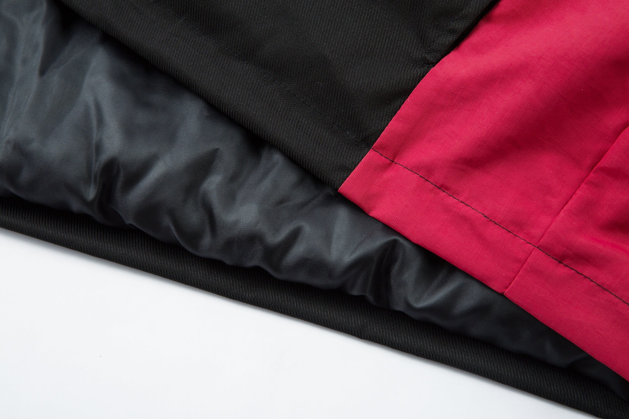 3-6-5.shop Racing Patch Faux Fur Hood Jacket